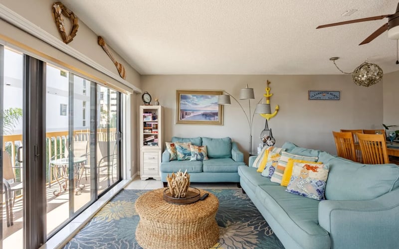 Sea Shanty Clearwater — nautical living room