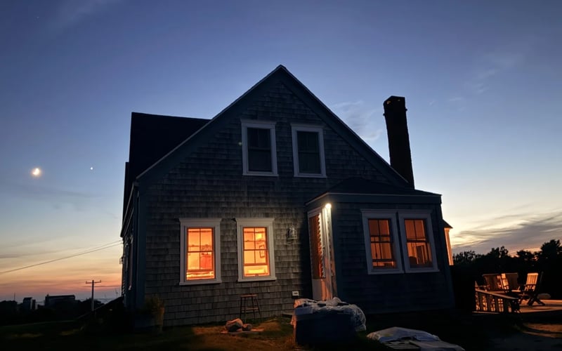 Sea Shanty Block Island at dusk
